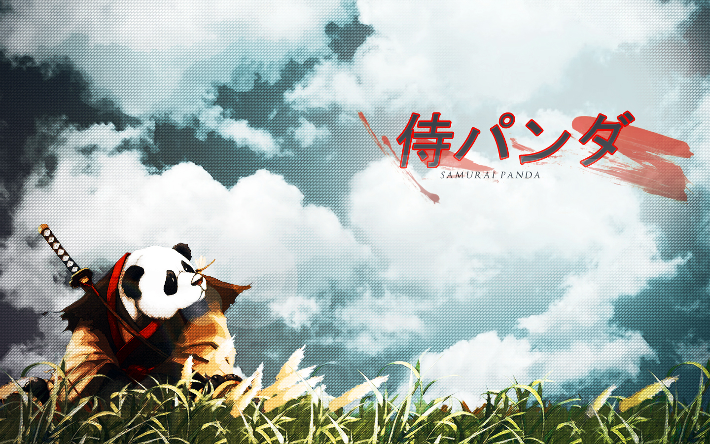 Samurai Panda by G  R 1440x900