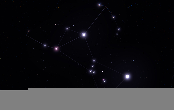 Wallpaper Orion Constellation Stars Space