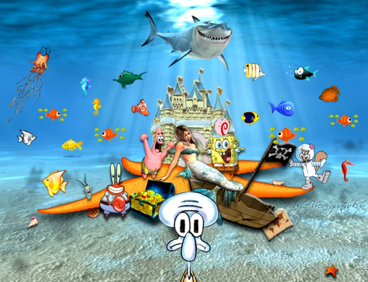Spongebob Squarepants Characters Wallpaper