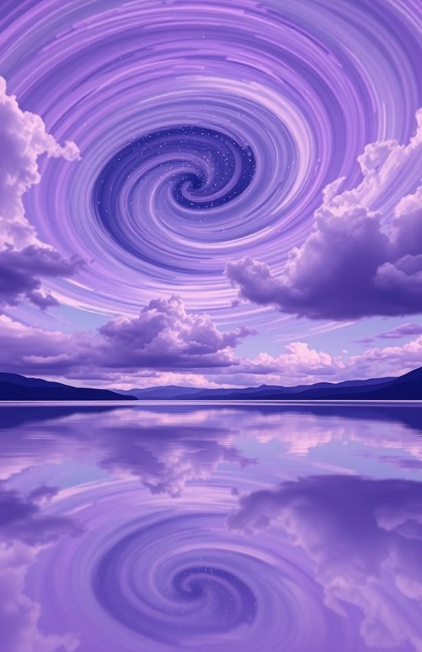Cool Purple Aesthetic Wallpaper