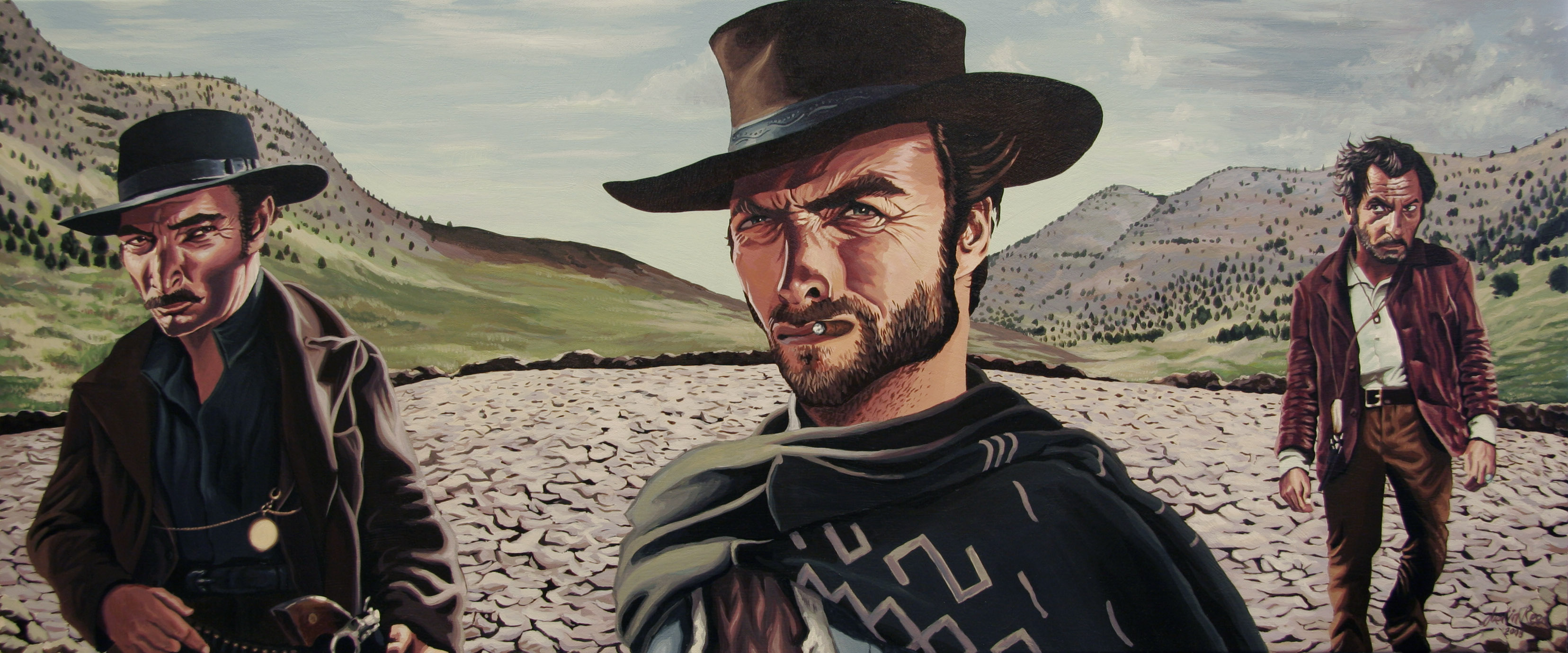 The Good Bad And Ugly Western Clint Eastwood G Wallpaper