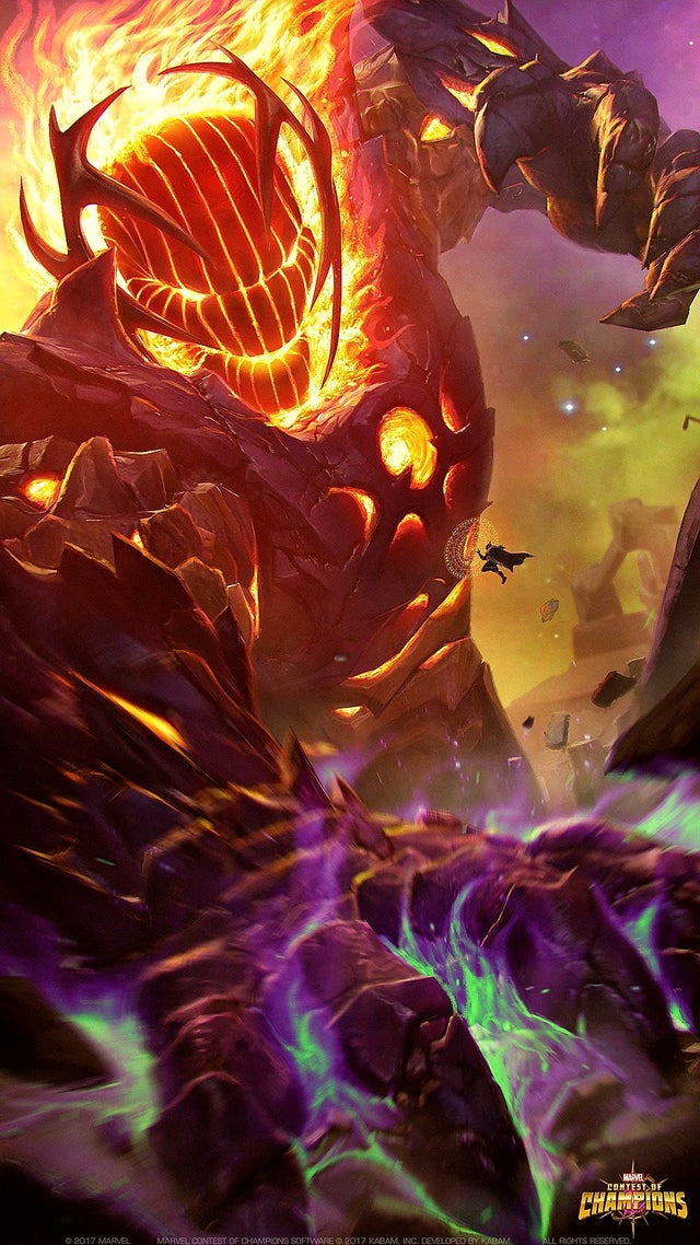 Marvel S Contest Of Champions Dormammu Wallpaper With A Tiny