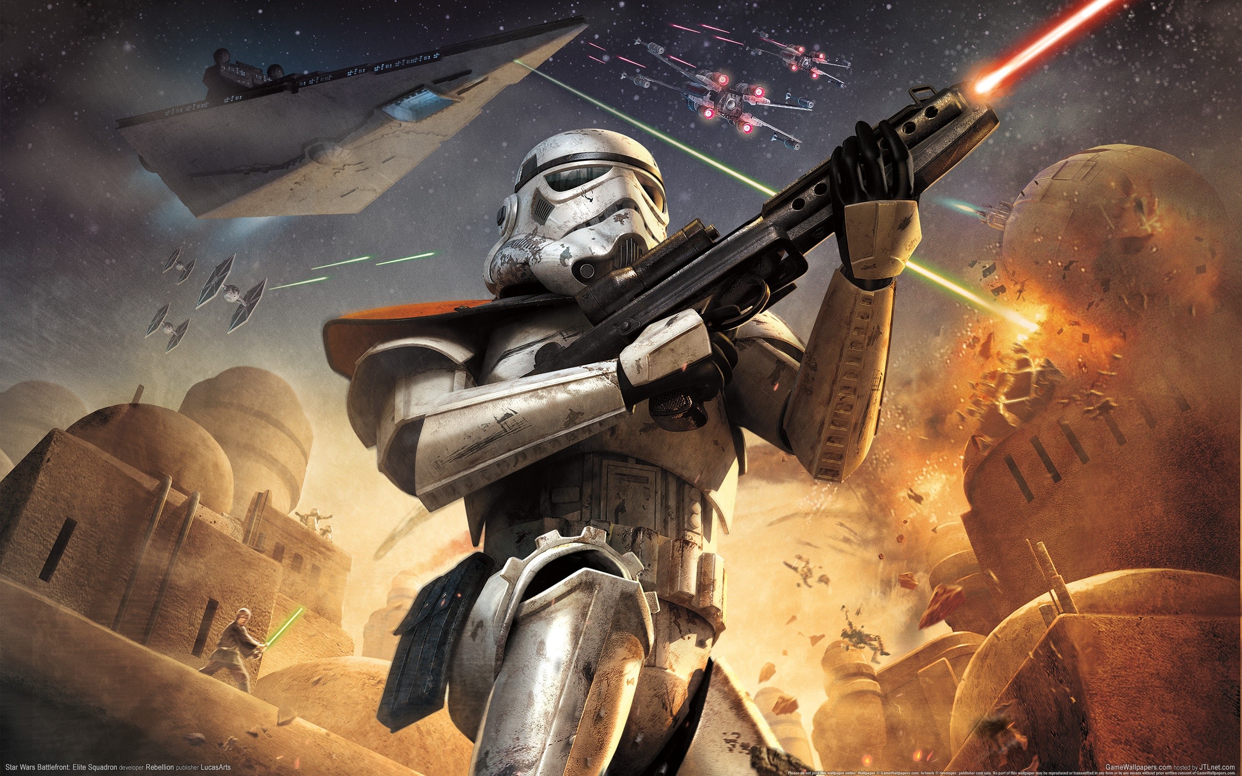 Star Wars Video Games Stormtroopers Static 3d Wallpaper