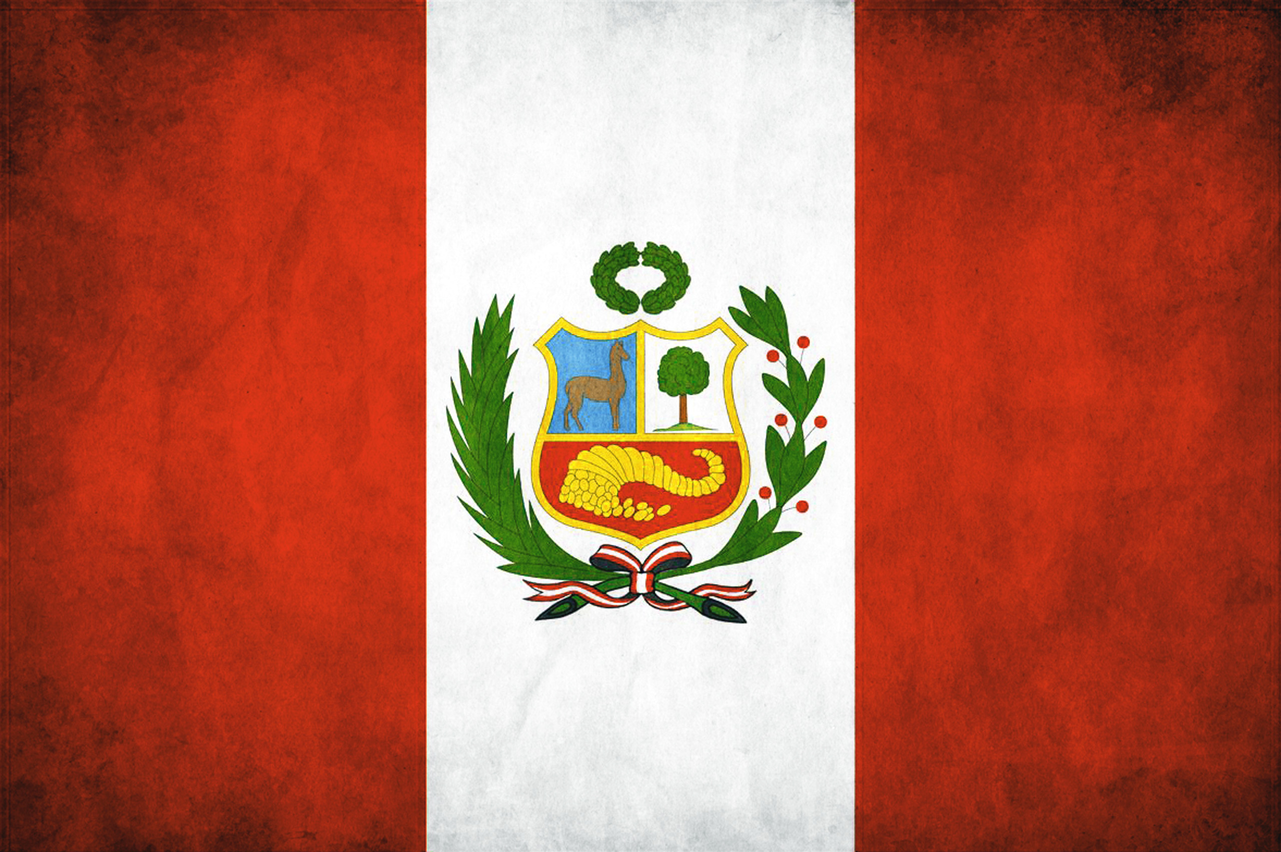 Peru Flag Wallpaper Background