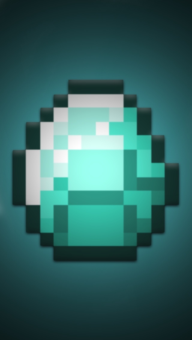 Diamond Minecraft iPhone Wallpaper Pictures