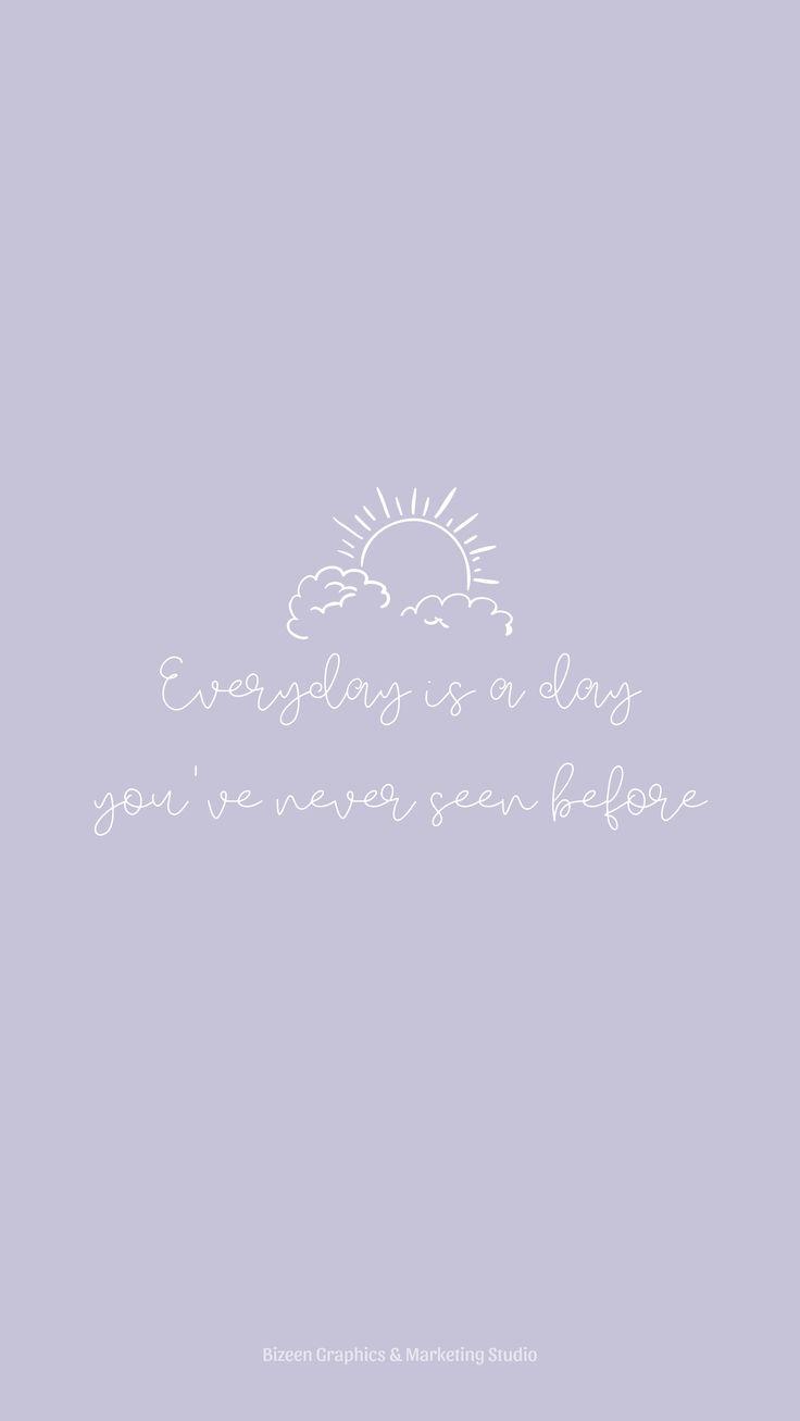 Aesthetic Inspirational Quote Pastel Wallpaper For iPhone