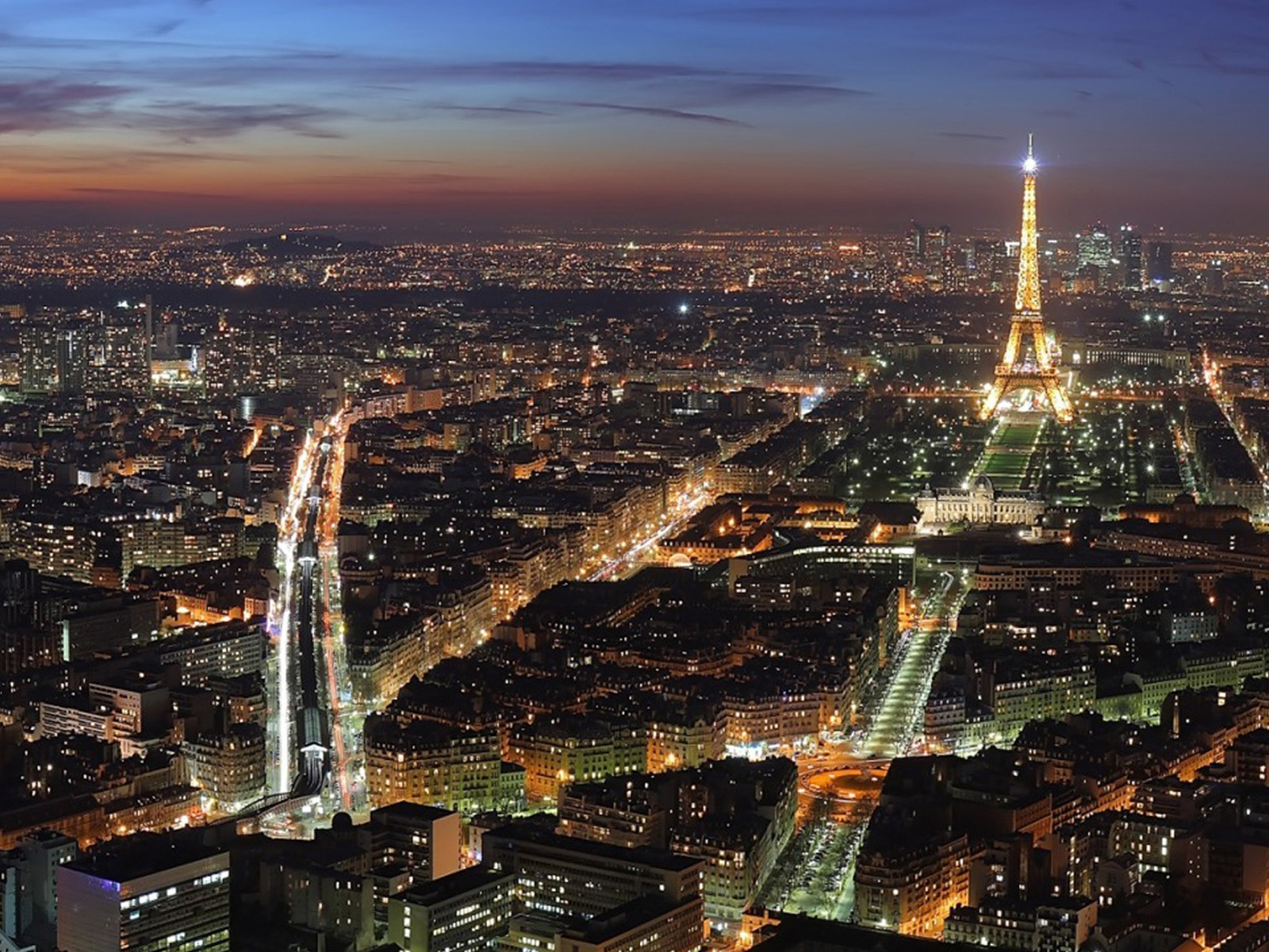 Paris At Night Wallpaper HD Res