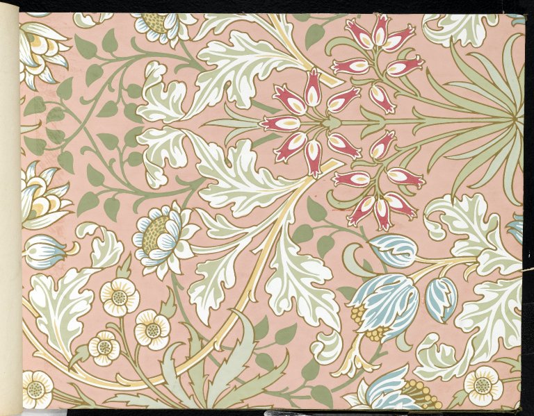 Wallpaper Hyacinth Pattern William Morris Wikiart Org