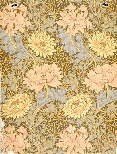 Chrysanthemum Wallpaper William Morris Late 19th Century Museum