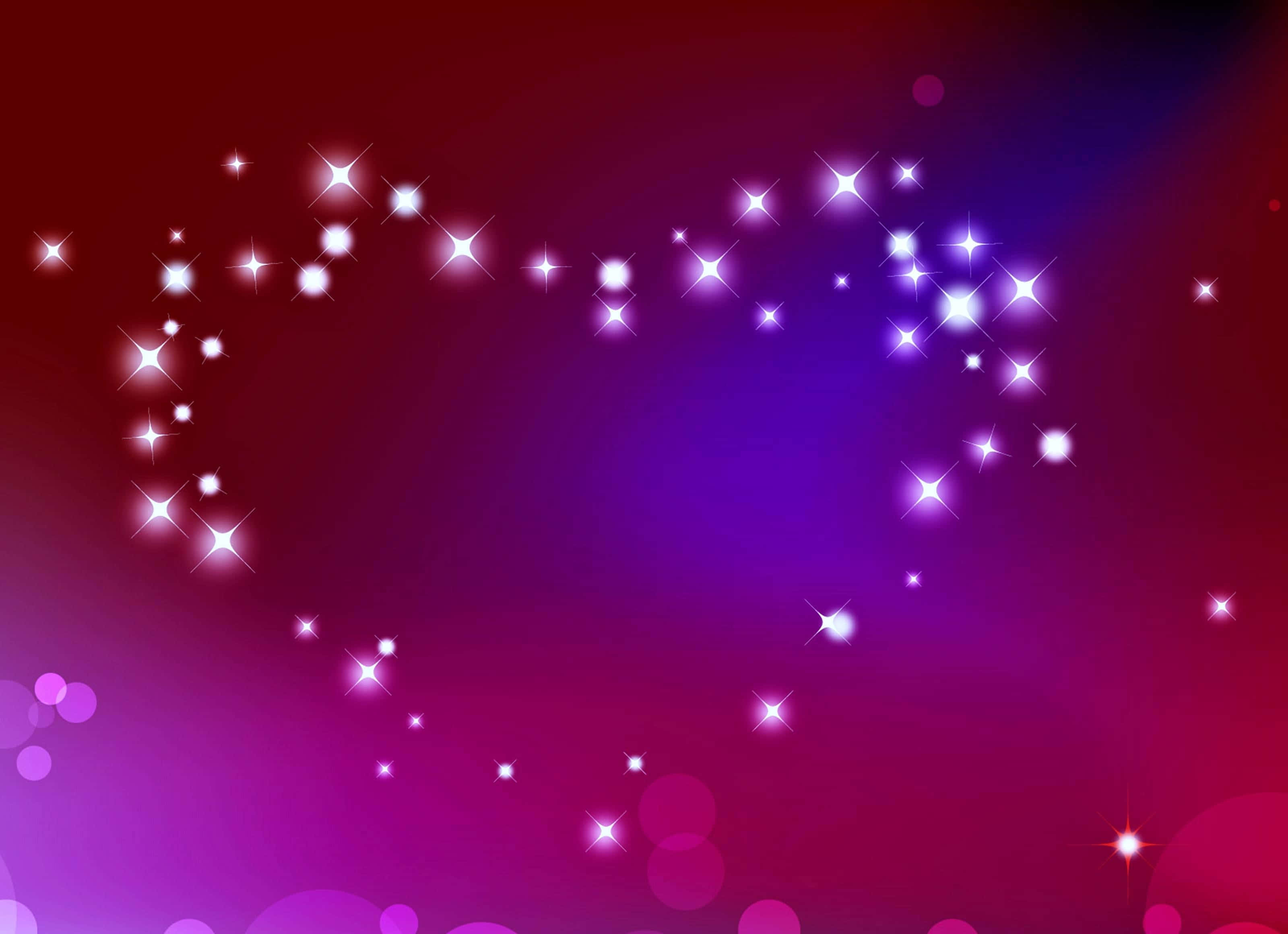 Glitter Pink Hearts Wallpaper