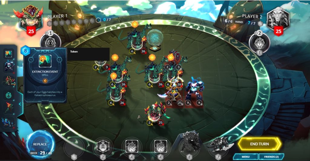 Face The Trials Of Mythron In A New Duelyst Update Gamespace