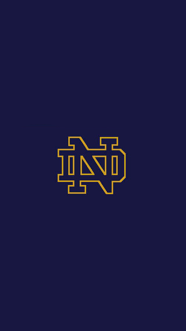 Notre Dame Logo iPhone Wallpaper