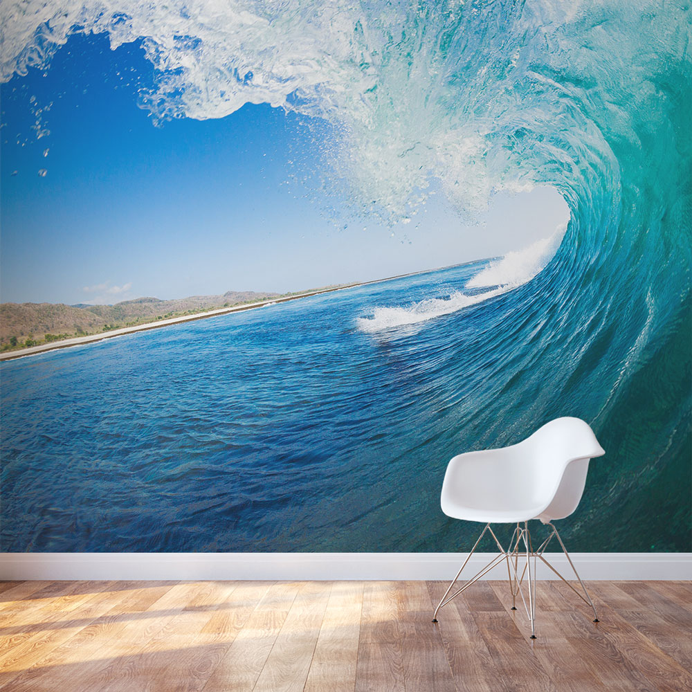 Download Big Surf Wave Wall Mural 1000x1000 50 Ocean View