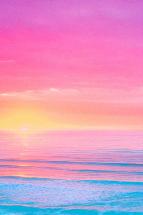 paradise ocean sea sunset heaven pink sky mousiexx