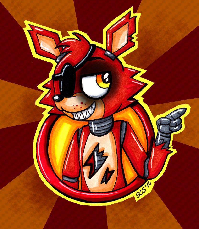 Foxy The Pirate Fox By Spacecat Studios