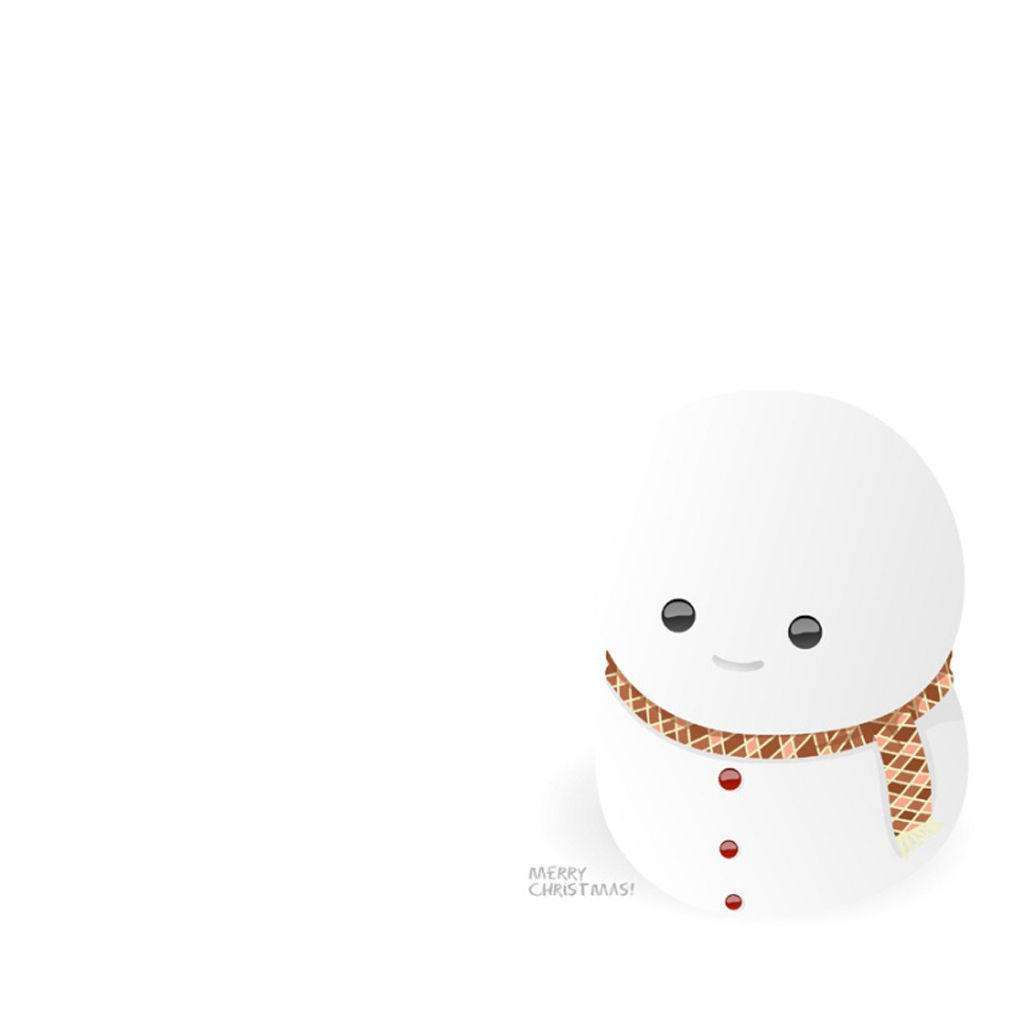iPad Wallpapers Free Download Christmas Snowman iPad mini Wallpapers