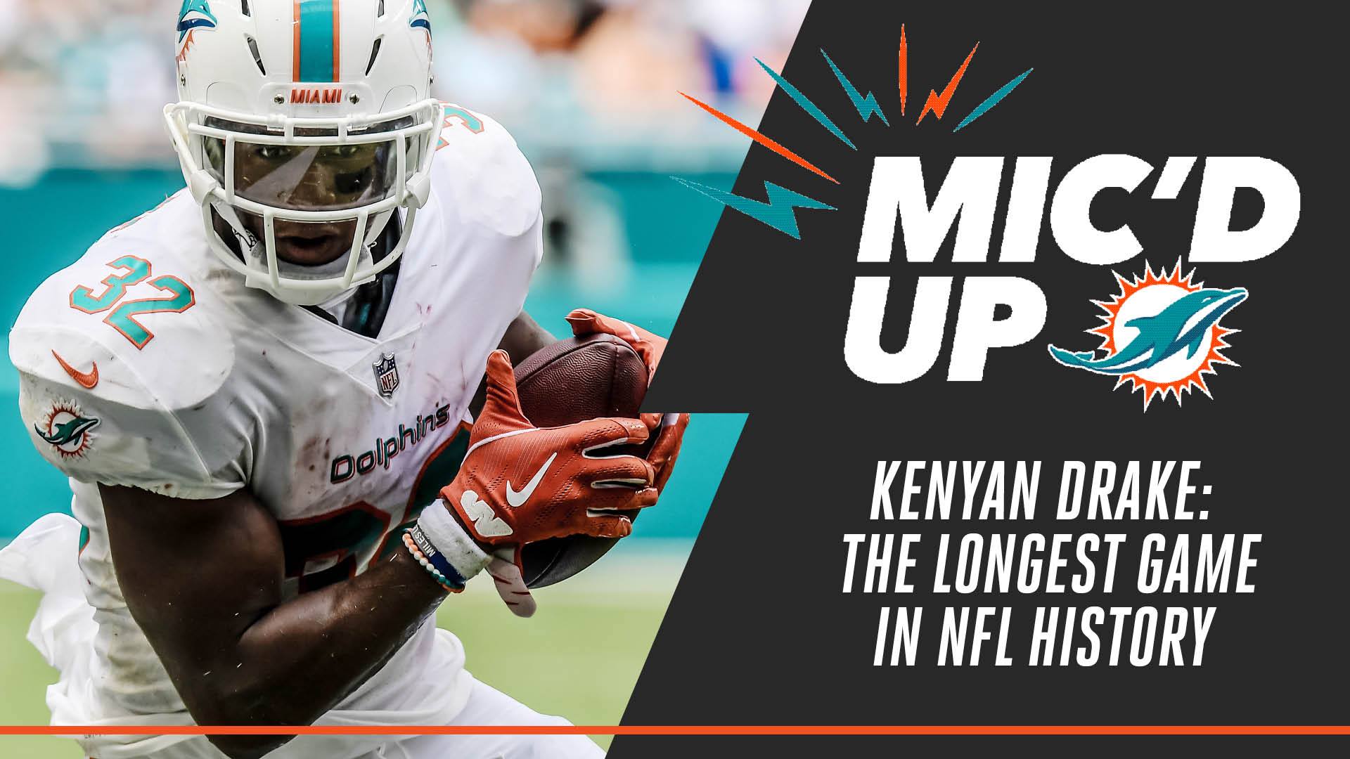 Miami Dolphins Mic D Up With Kenyan Drake The Longest Game In