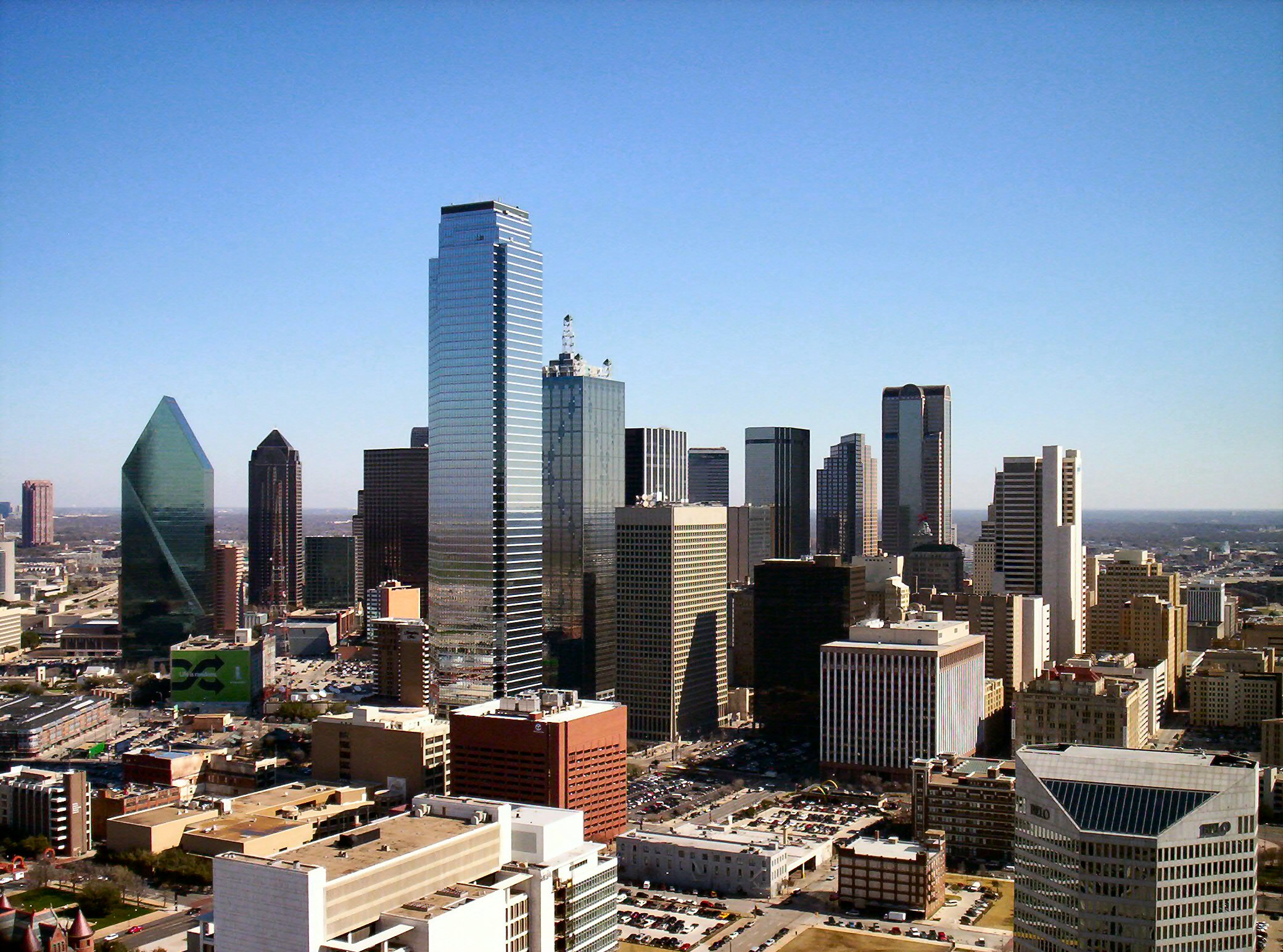 dallas city skyline dallas texas