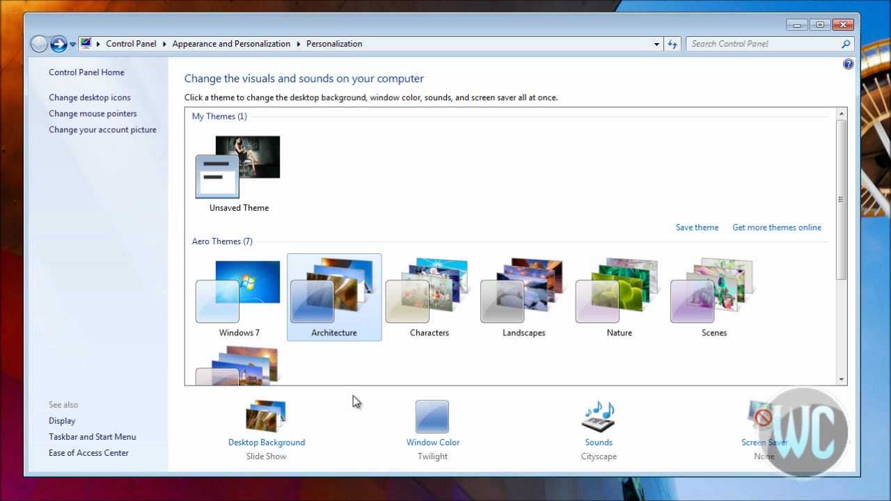 Windows Change Desktop Background