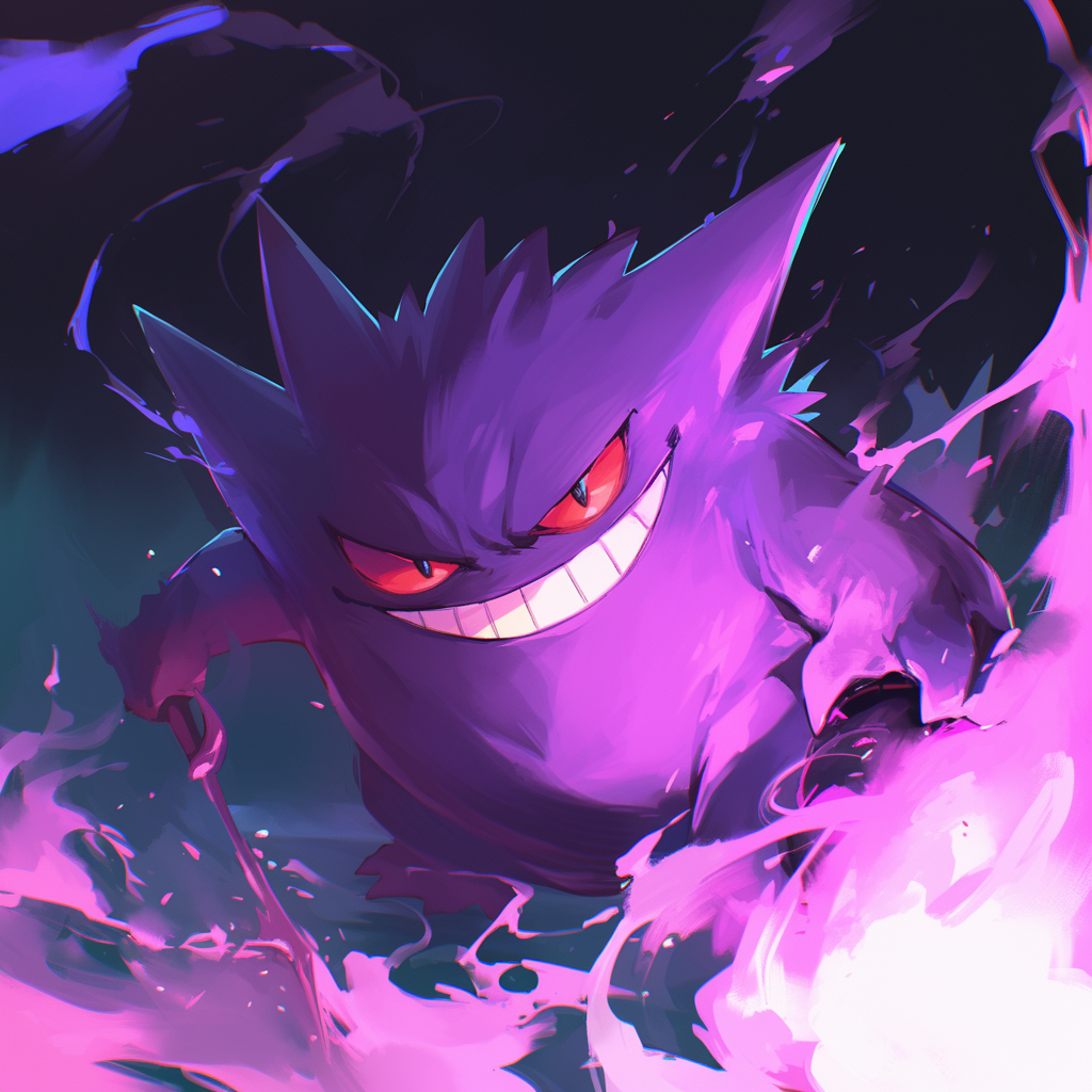 Gengar Pok Mon Anime Avatar By Patrika Wallpaper