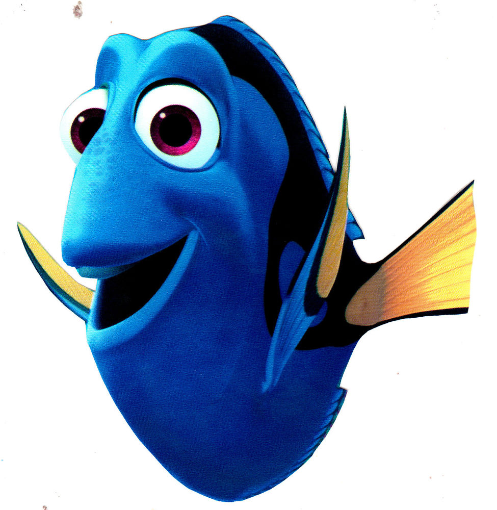 Disney Finding Nemo Dory Peel Stick Wall Border Cut Out Character