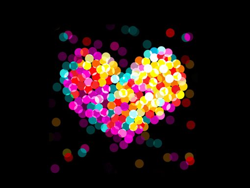 Hearts Wallpaper To Your Cell Phone Colorfull Heart Designer