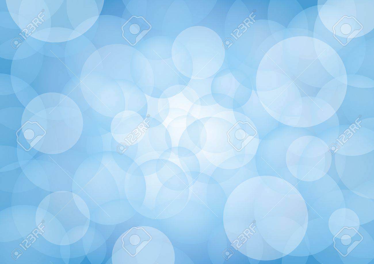 Small And Large Whitish Blue White Circles On A