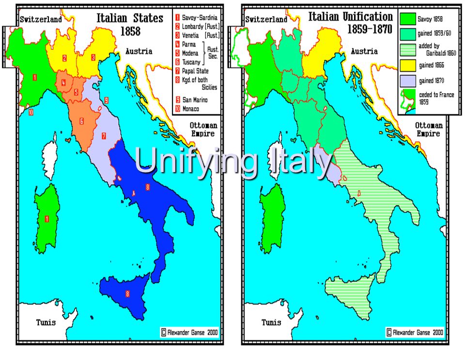 Unifying Italy Background For Centuries Leading Up To The Th