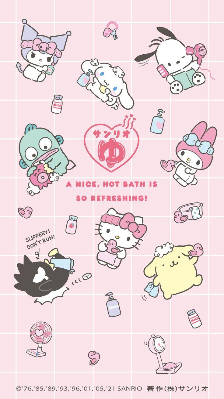 Sanrio Background Explore more Beginning Characters Hello Kitty  Japanese Pleasant wallp  Walpaper hello kitty Hello kitty backgrounds Hello  kitty wallpaper