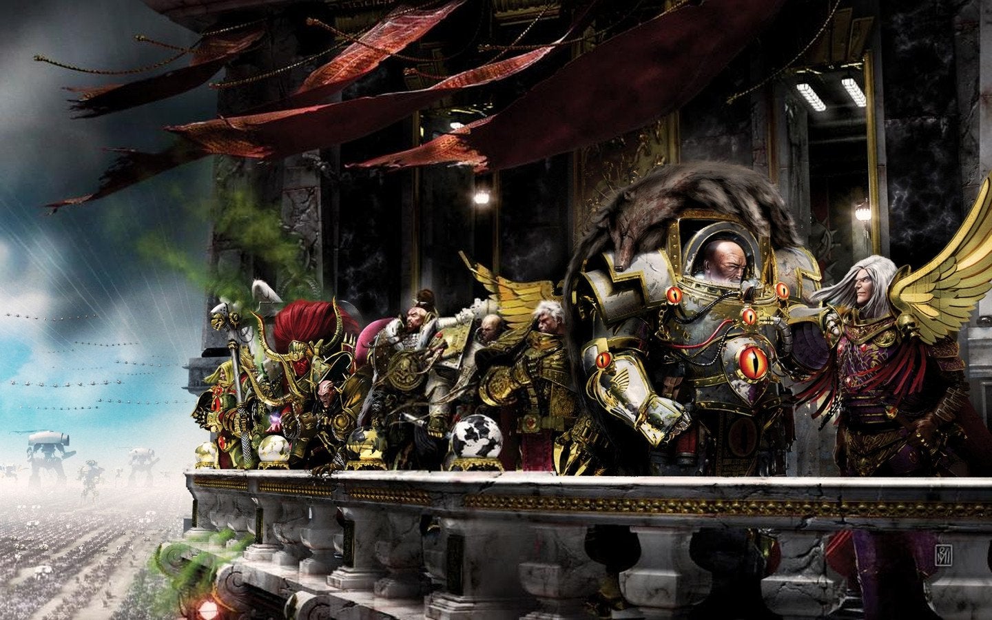 The Primarchs At Triumph Ullanor From Cover Of