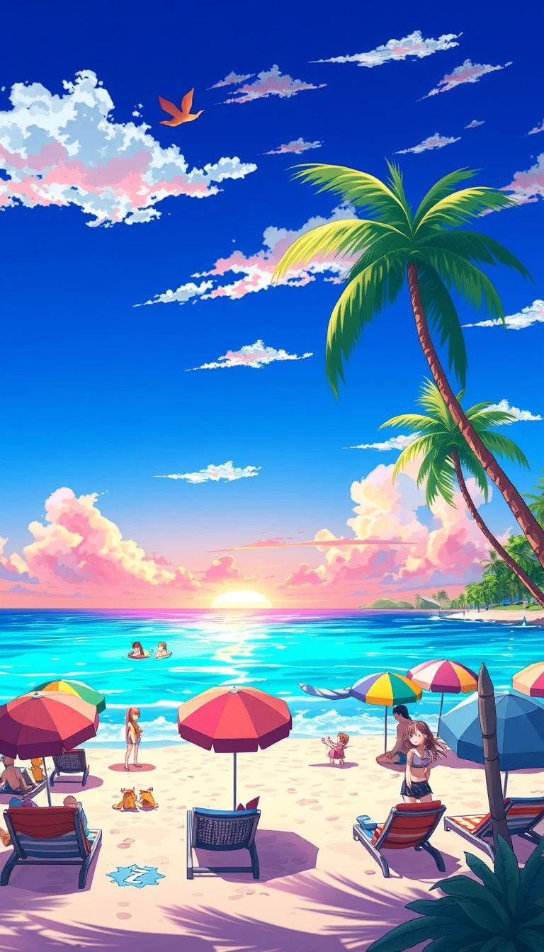 Anime Beach Wallpaper