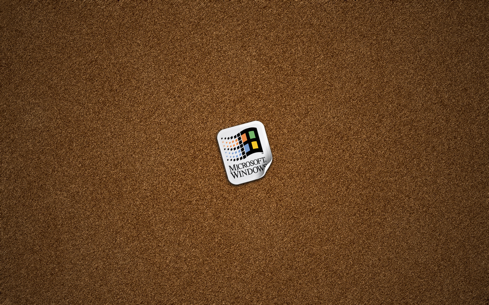 Windows Sticker On Cork Board Jpg