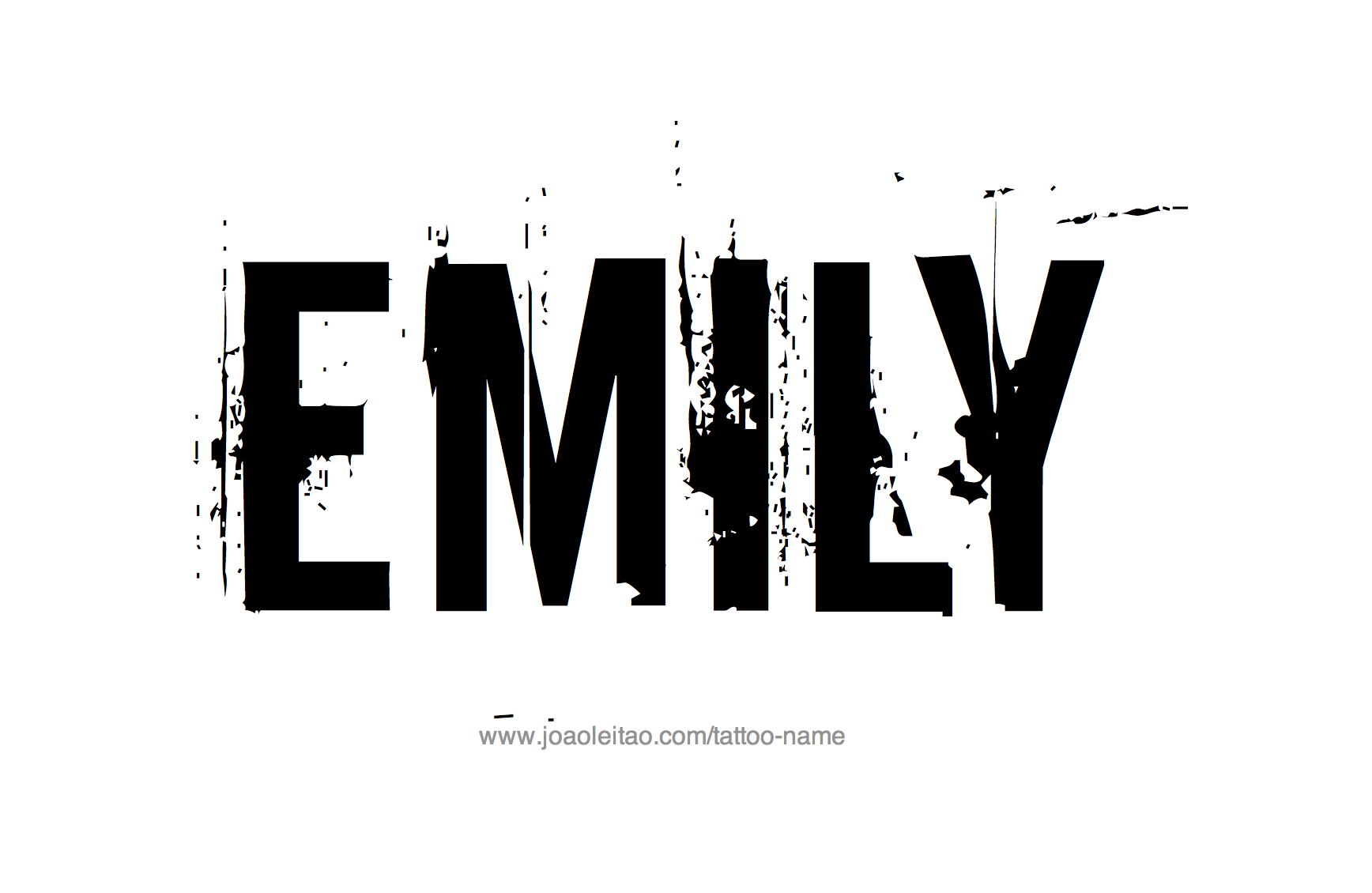 The Name Emily Wallpaper Designs