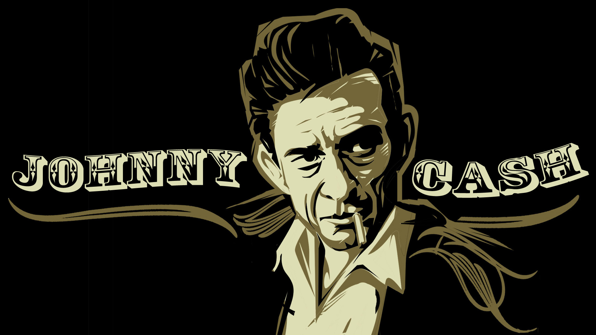 Johnny Cash Country Gospel Rock Roll Wallpaper