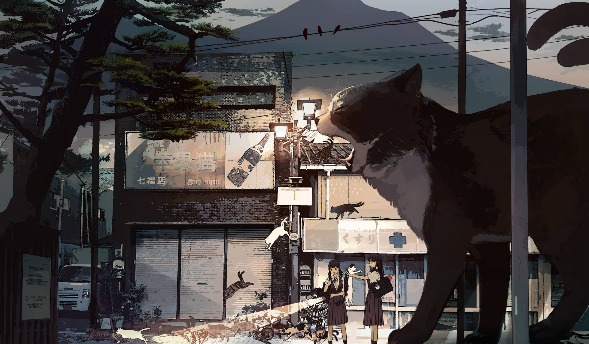 Anime Cat Wallpaper