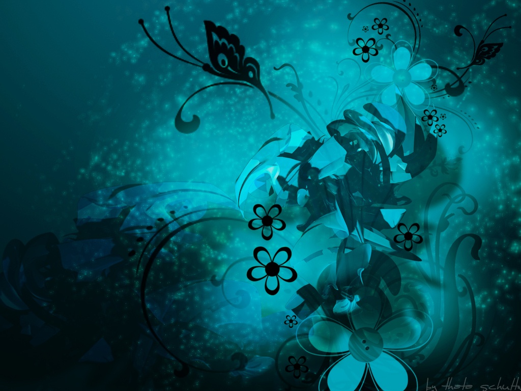 Abstract Flower Art HD Wallpaper In Flowers Imageci