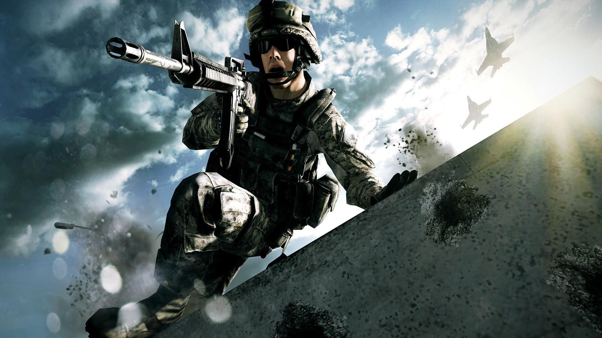 Video Games Soldier Battlefield Screenshot Puter