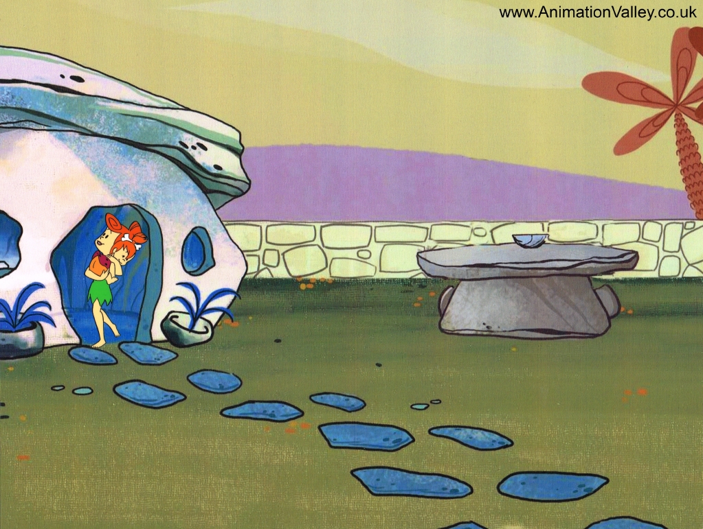 Flintstones Production Cels Drawings Sericels
