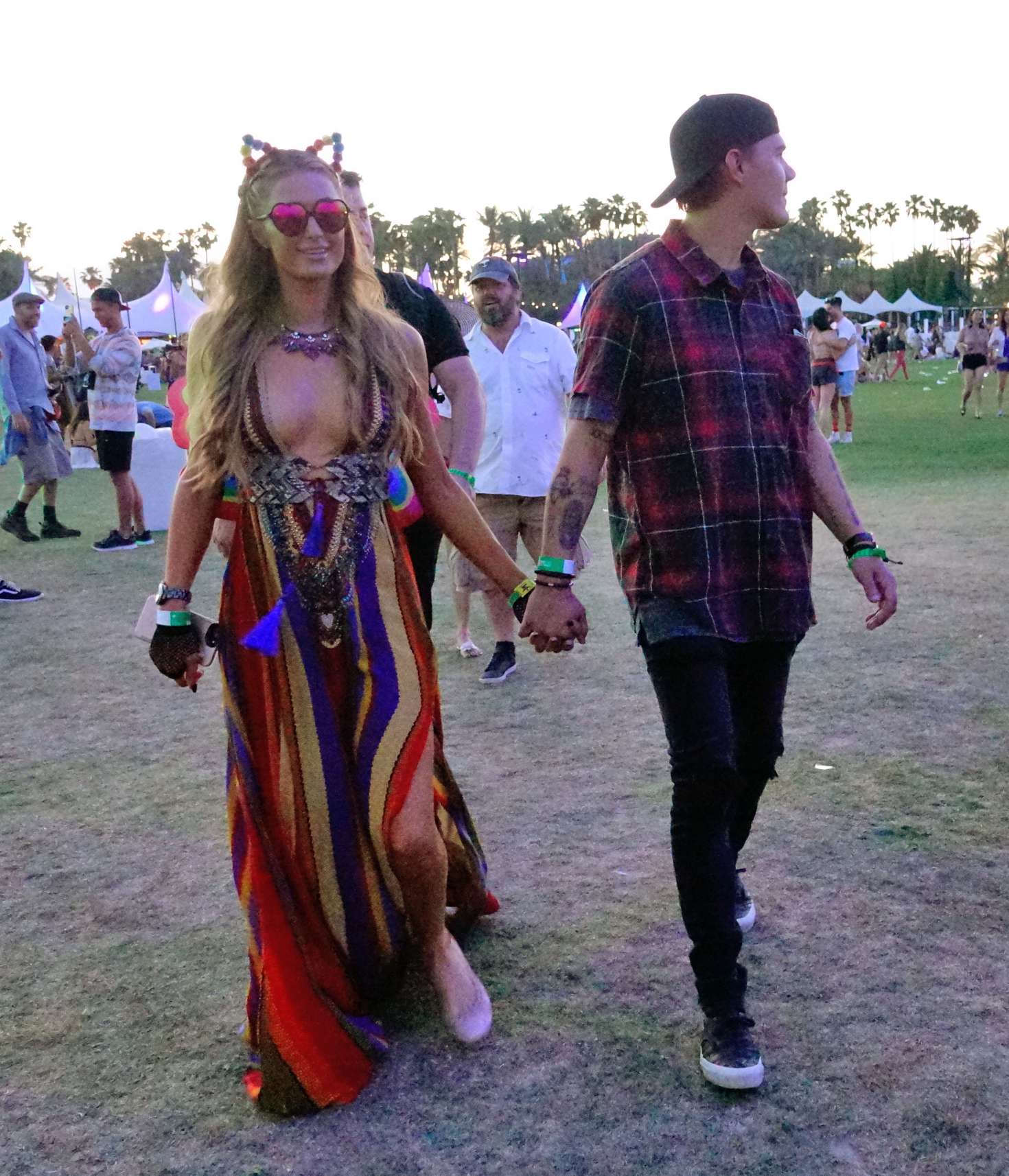 Paris Hilton Coachella Music Festival Day In Indio