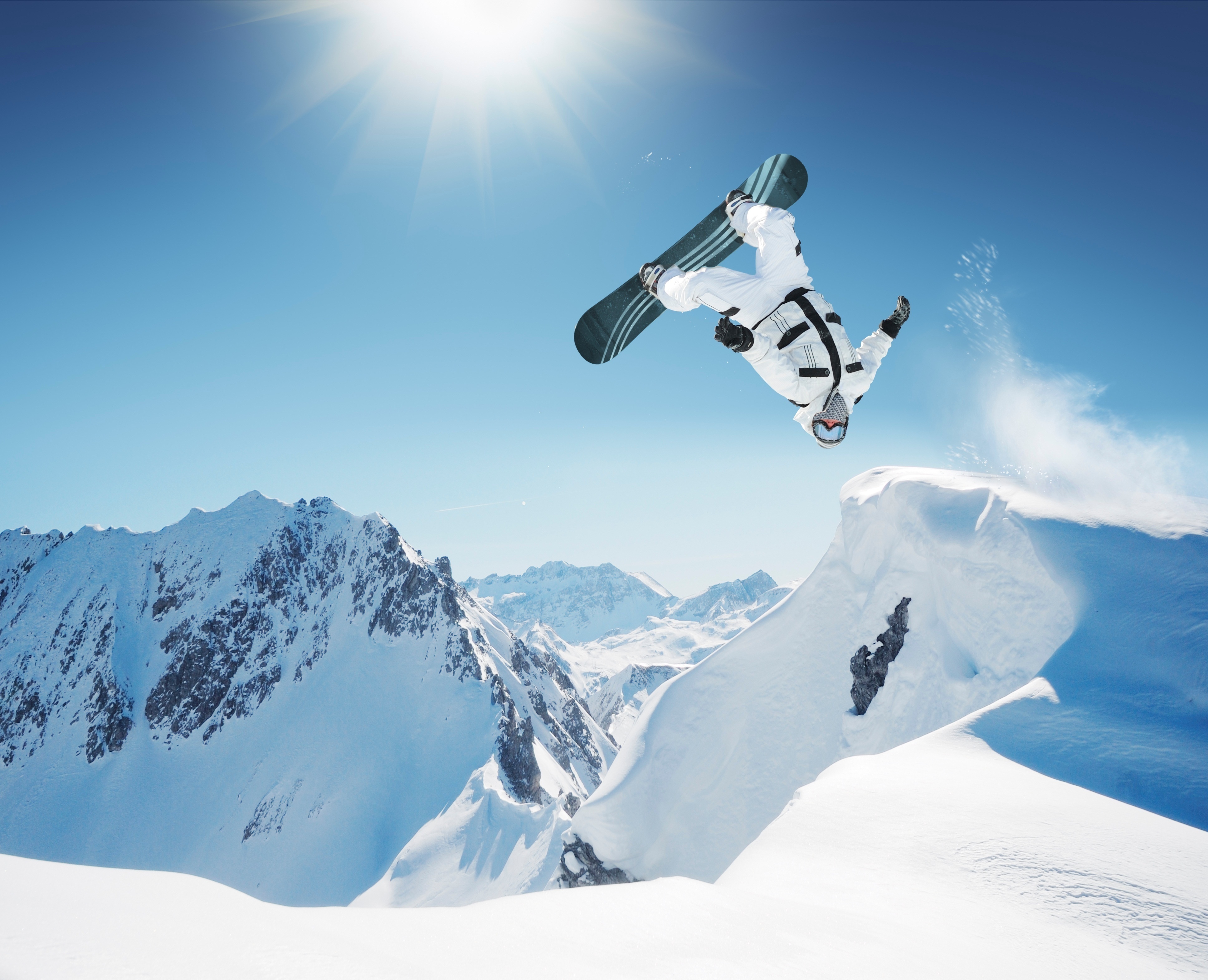 Snowboarding Desktop Wallpaper On Latoro