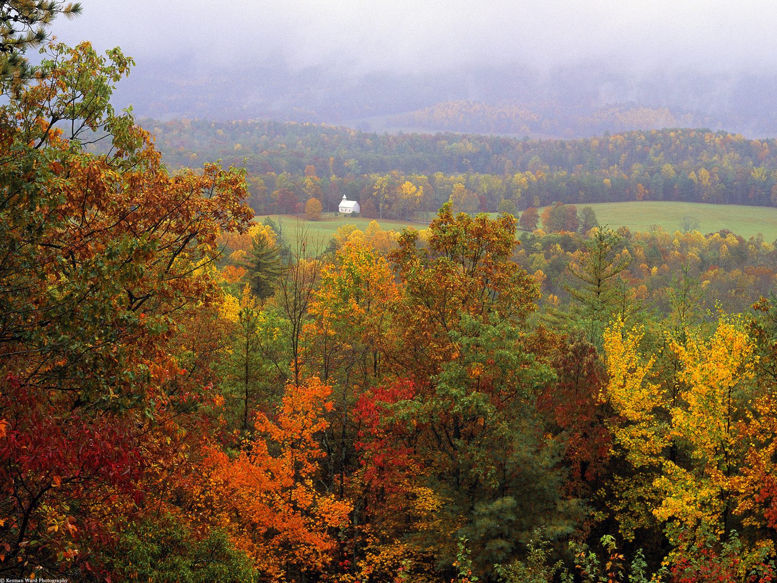 Heart Touching Autumn Wallpaper Fall Spectacular Smoky Mountains