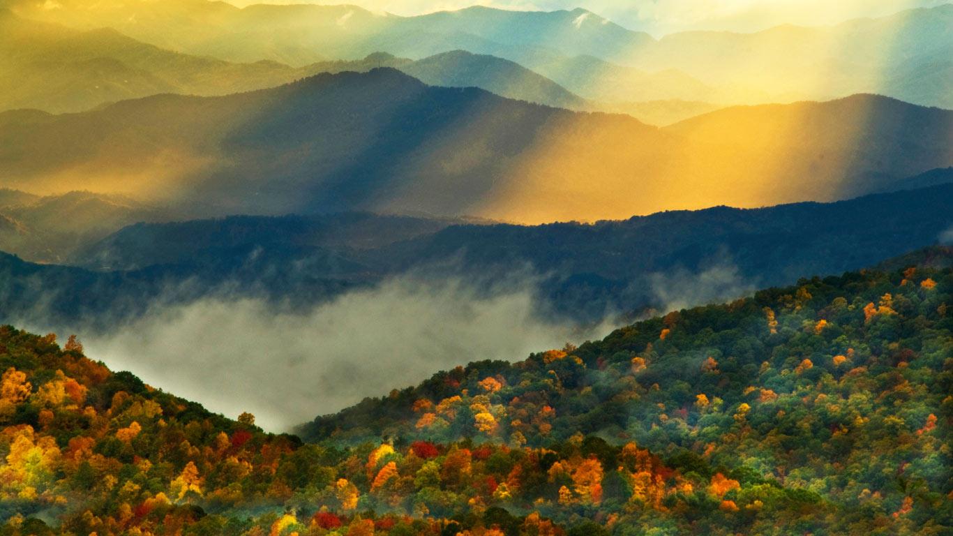 Great Smoky Mountains Fall Colors In The