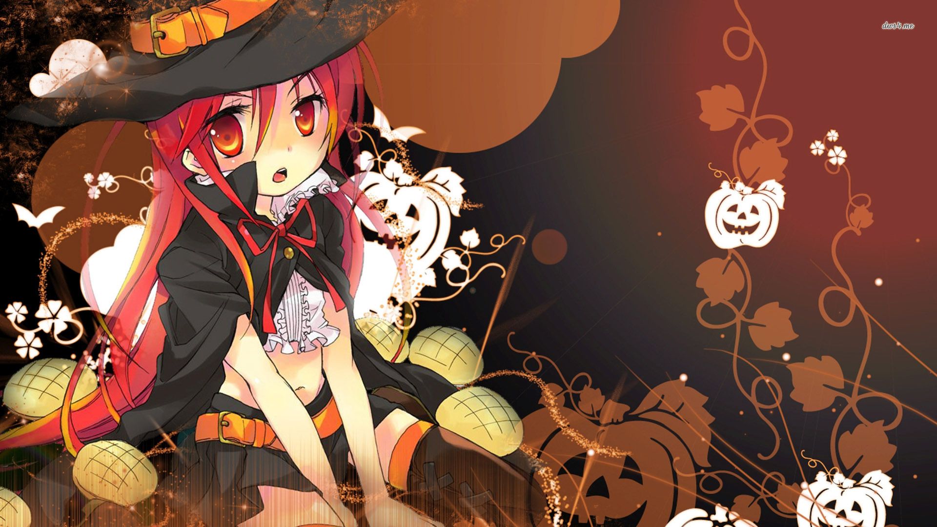 Anime Halloween Wallpaper HD Background Itl Cat