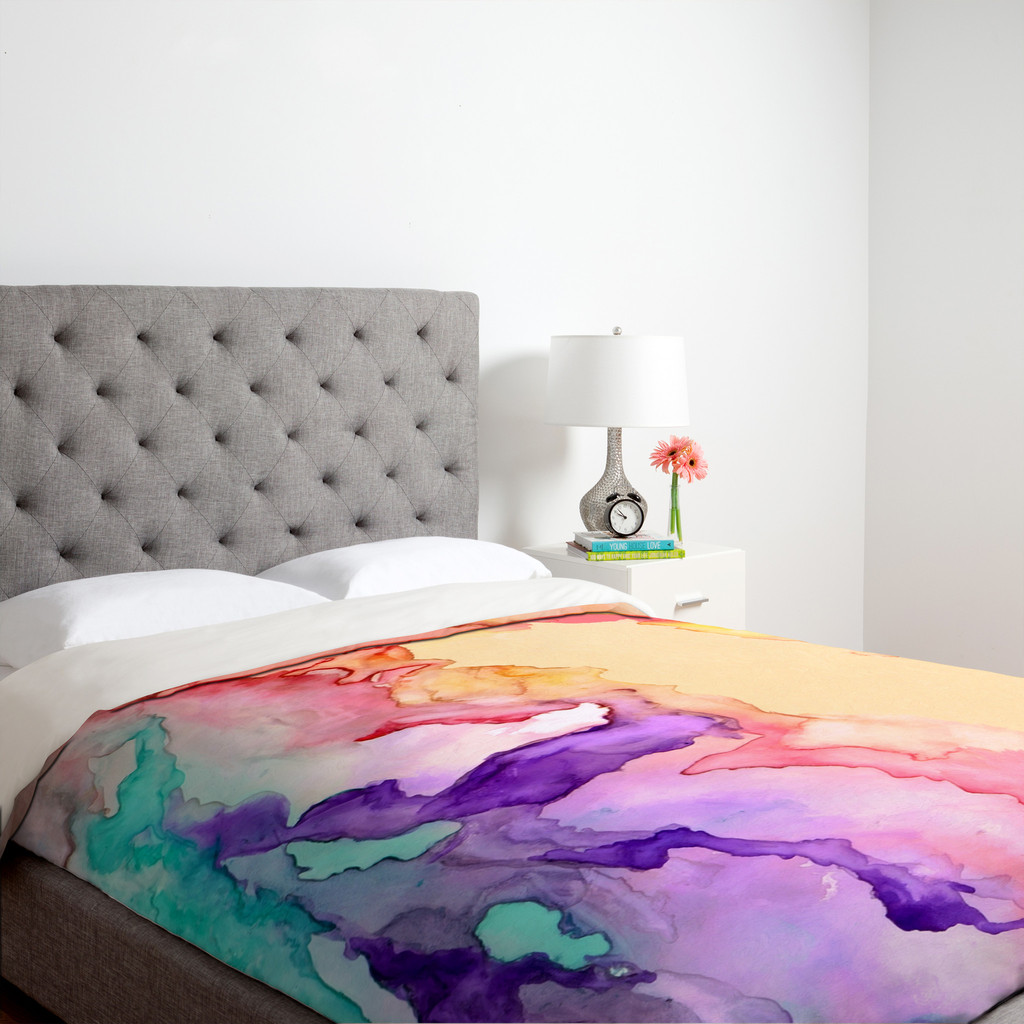 Watercolor Trend Colorful Wallpaper Abstract Pattern Home Design