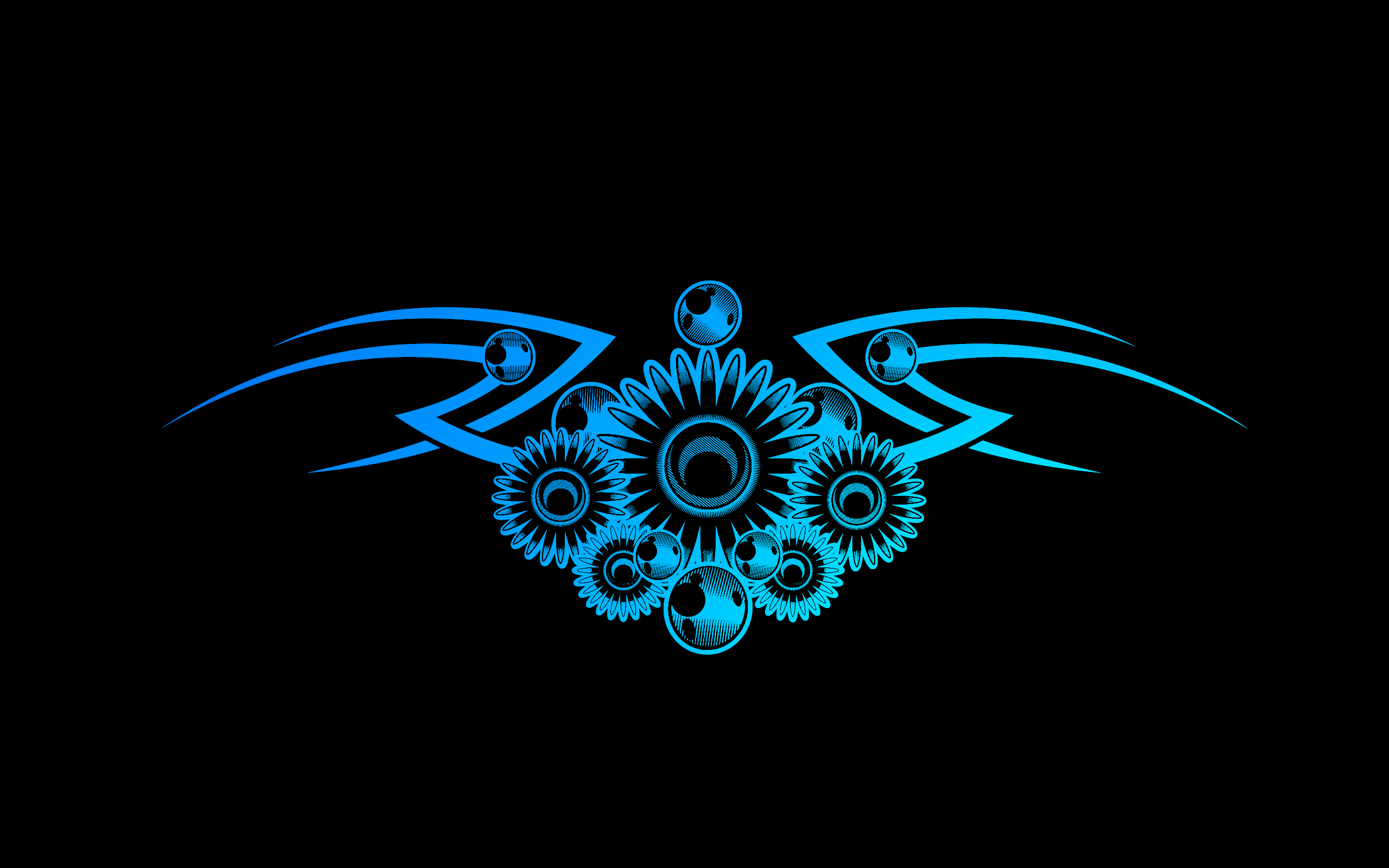 Blue Tribal Background Tattoo Wallpaper By