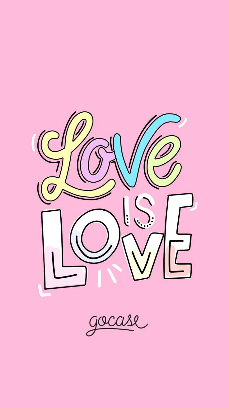 Wallpaper Love Is By Gocase
