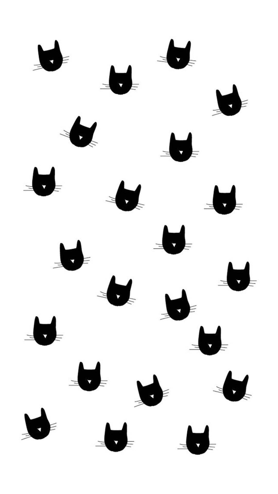 Free download Cute Black Cat Pattern Wallpaper Free iPhone Wallpapers  [640x1136] for your Desktop, Mobile & Tablet | Explore 49+ Cute Pattern  Wallpaper for iPhone | Cute iPhone Wallpapers for Girls, Cute