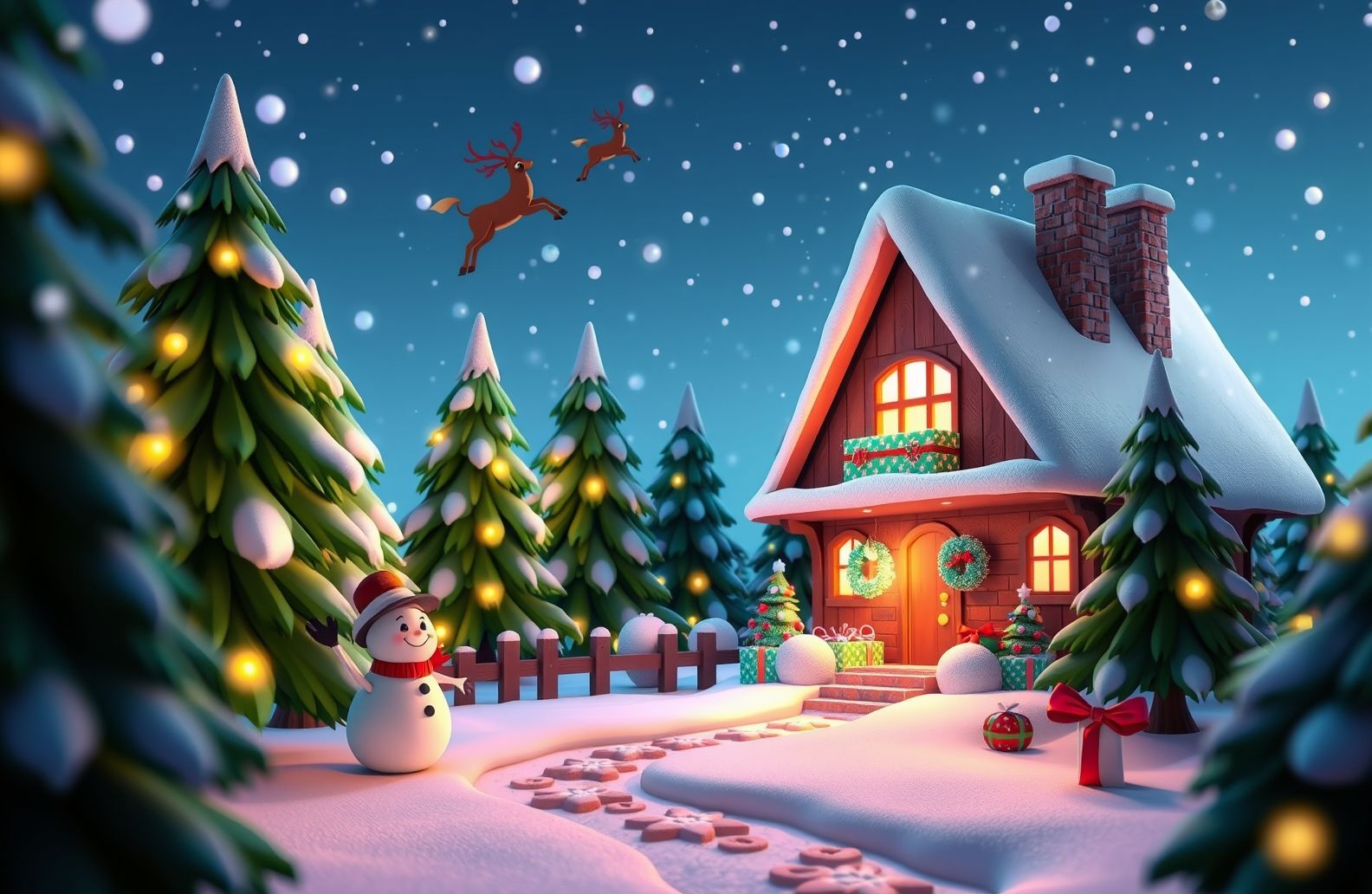 3d Animated Christmas Wallpaper