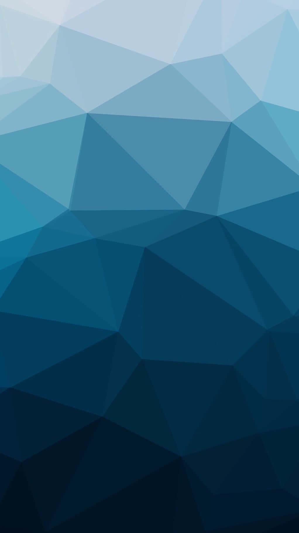Blue Geometric Wallpaper