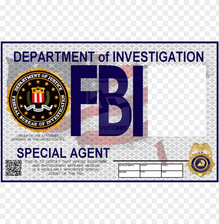 download fake fbi badges clipart badge federal bureau   fbi and 840x859